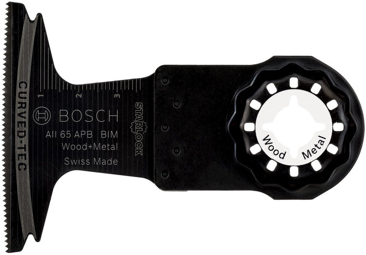 Bosch aii 65 apb bim invalzaagblad - 65 x 40 mm - voor hout en metaal