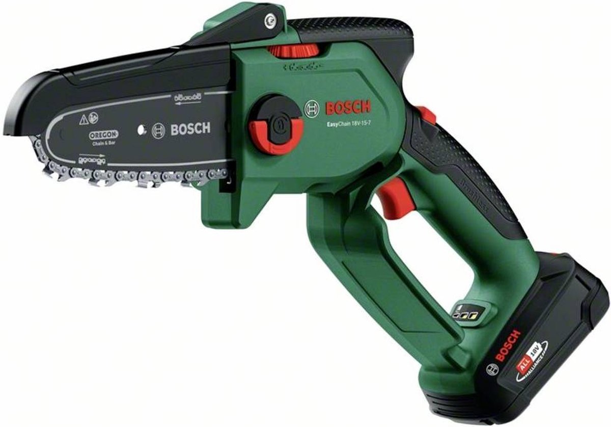 Bosch easychain 18v-15-7 kettingzaag - met 18 v accu en lader