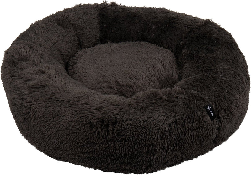 District 70 fuzz donut hondenmand - donker grijs - extra large ø 100 cm