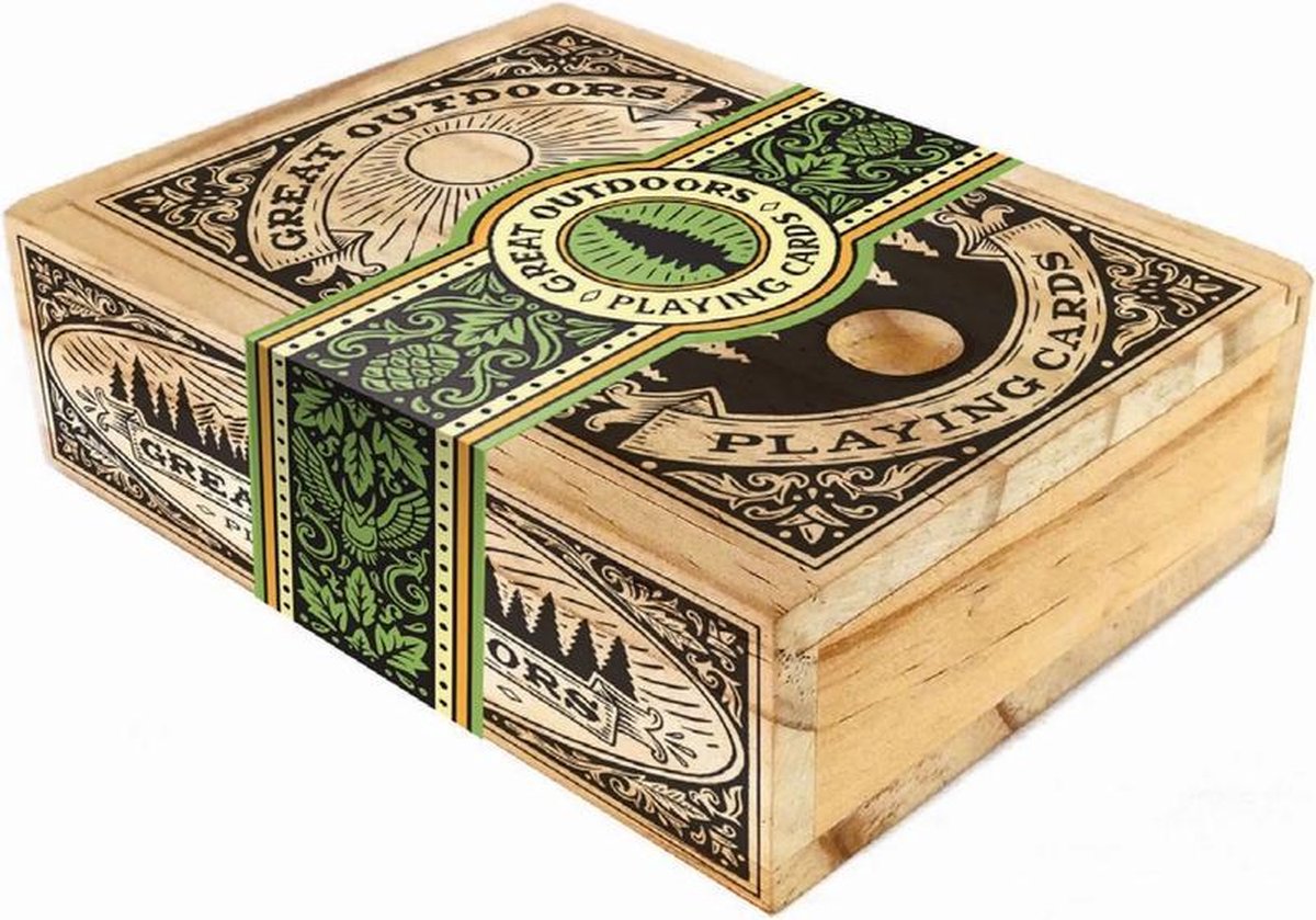 Great outdoors playing cards (playing cards for adults, playing cards for children, illustrated playing cards)