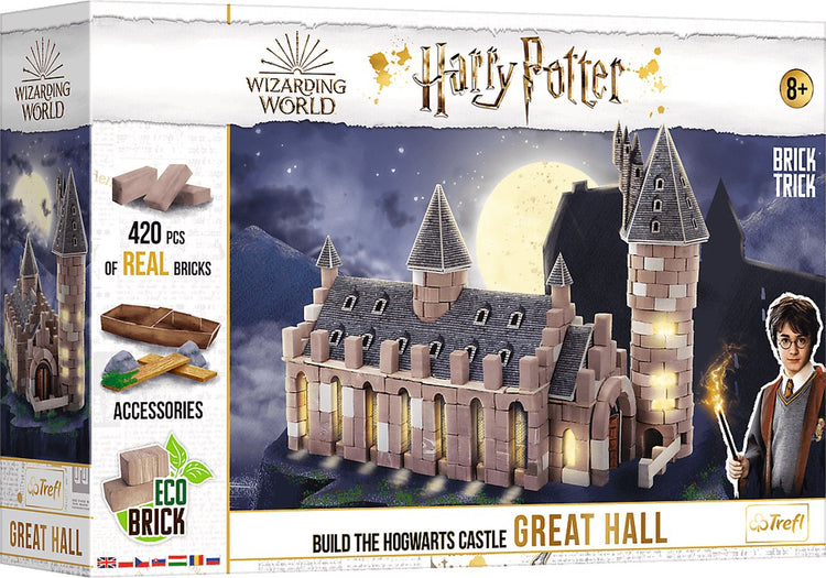 Trefl brick trick harry potter great hall framepuzzel 420 stuk(s) televisie films