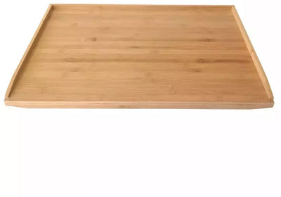 Kinghoff kh-1683 bamboe snijplank serveerplank | groot formaat 55x43 cm | snijplank met opstaande rand | voor deeg, pasta groenten