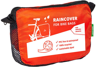 Vaude bike regenhoes oranje jongen