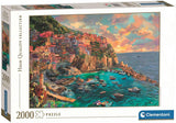 Clementoni legpuzzel painted manarola - puzzel 2000 stukjes italië - high quality collection - puzzels en legpuzzels voor volwassenen - afbeelding 1