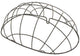 Basil Pasja - koepel - 45 cm - zwart