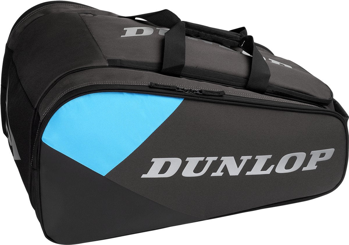 Dunlop - padeltas- fx team racketbag- cyan gun metal