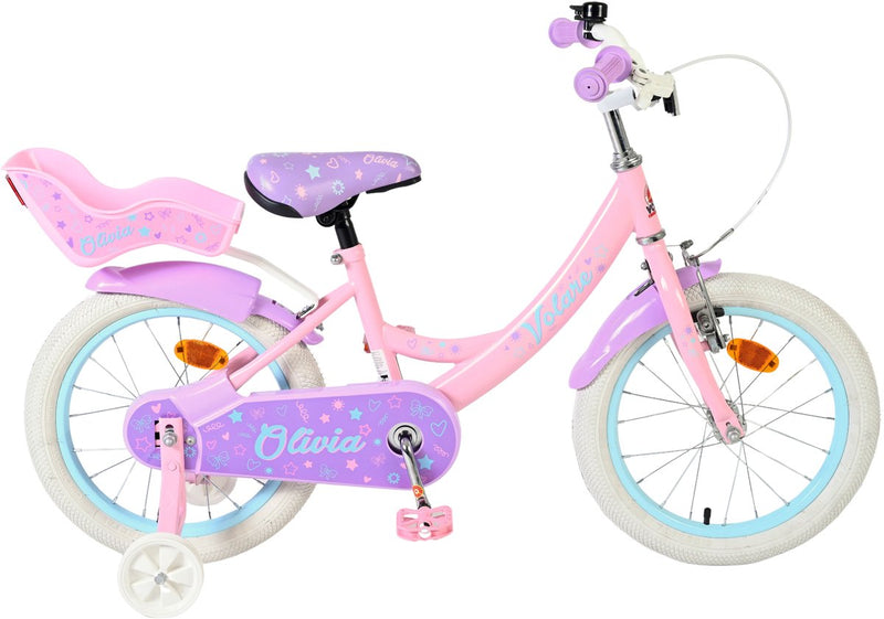 Ngk olivia kinderfiets - meisjes - 16 inch - roze