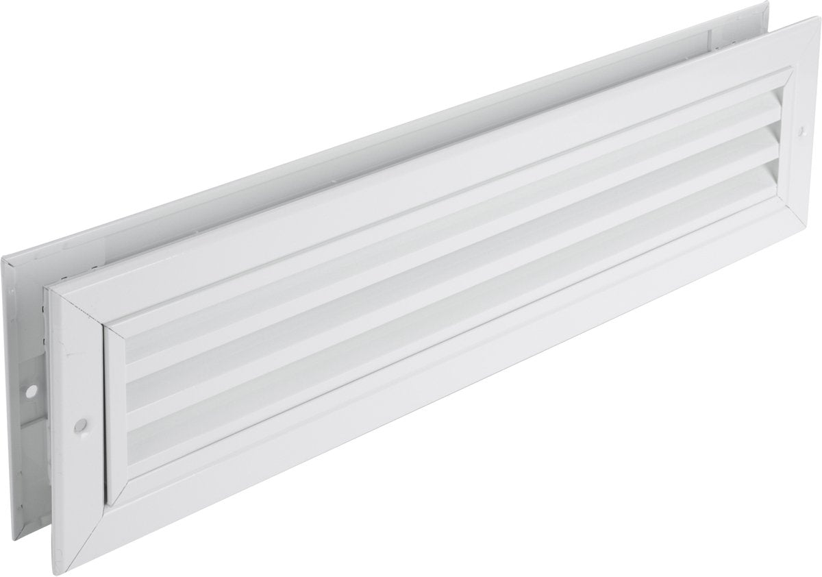 Starx deur rooster - 470 x 121 mm - aluminium - wit