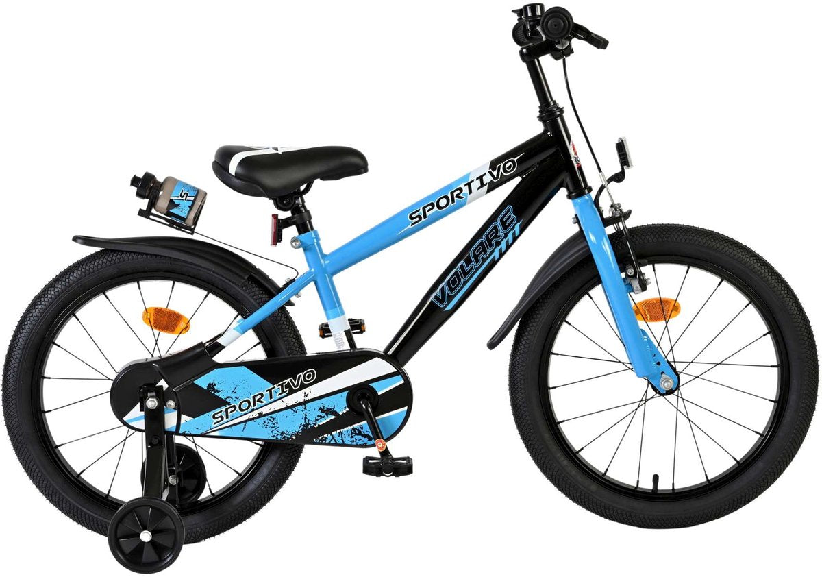 Volare sportivo kinderfiets - jongens - 18 inch - blauw