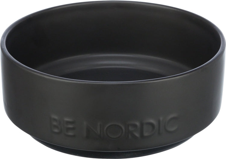 Trixie be nordic voerbak hond keramiek rubber zwart