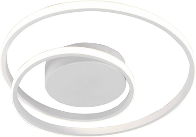 Rl live your light reality zibal - plafondlamp - wit mat - incl. 1x smd 22 w - osram lichtbron - verlichting omhoog en omlaag