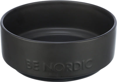 Trixie be nordic voerbak hond keramiek rubber zwart