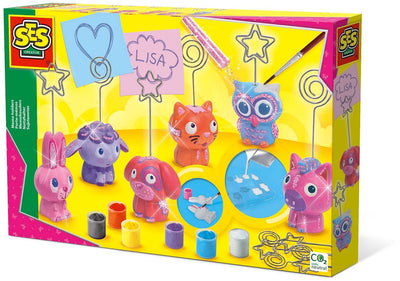 Ses creative - hobby pink - gieten en schilderen - memohouders - knutselen meisjes - sneldrogend - vanaf 5 jaar