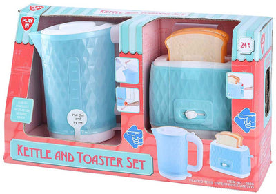 Playgo play speelgoed waterkoker en broodrooster set - keuken speelgoed 4-delig.