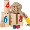 Bs toys – knapsack werpspel – behendigheidsspel voor buiten – vanaf 8 jaar - buitenspeelgoed - familiespel - houten speelgoed - buitenspel