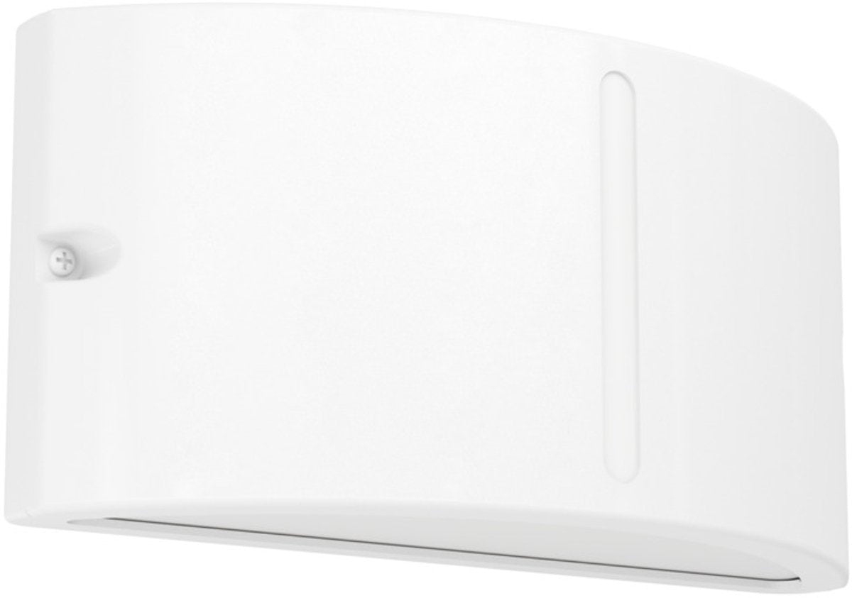 Eglo poggiarello wandlamp buiten - e14 - 22 cm - wit