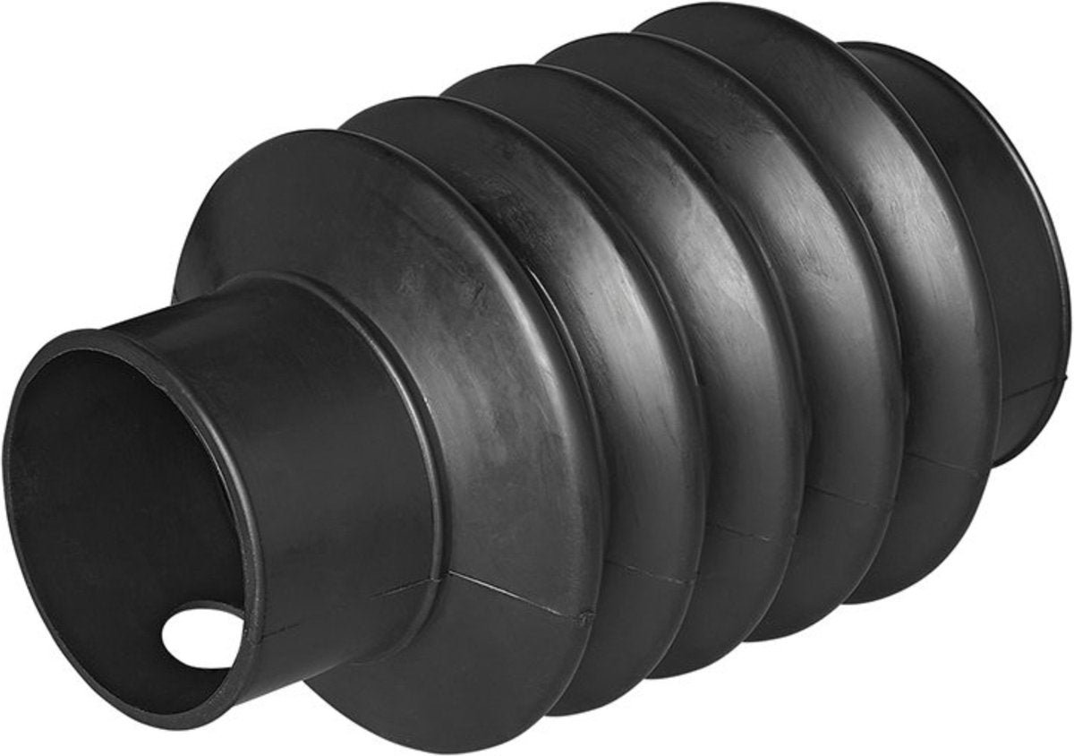 Proplus stofhoes oplooprem ø 60 70 x 100 mm – geschikt voor peitz pav sr 0,7-2,7 x mx – rubber beschermhoes – zwart