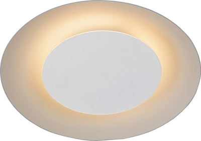 Lucide foskal - plafonnière (plafondlamp) - ø 21,5 cm - led - 1x6w 2700k - wit