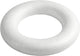 Creativ company styropor ringen met platte achterkant, 30cm