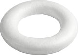 Creativ company styropor ringen met platte achterkant, 30cm - afbeelding 1