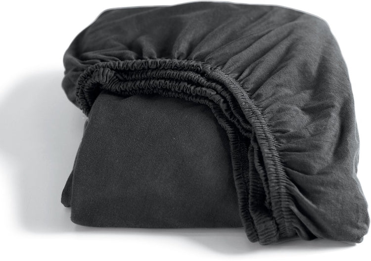 Cinderella - hoeslaken - tot 25 cm matrashoogte - double jersey - 90x200 - antraciet