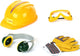 Klein toys - bosch mini speelgoed accessories set, met helm, bril, handschoenen en oorbeschermers -