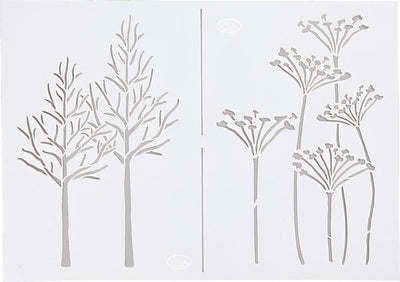 Viva decor sjabloon - flexibel tekensjabloon - hobbysjabloon - najaar - a4 - 21x29,7cm -