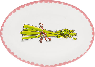 Blond amsterdam , everyday: ovale schaal 27 cm asparagus
