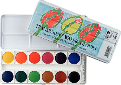 Talens transparante aquarelverf set 31mp12