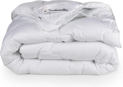Cinderella mellow dekbed zomer - 1 persoons - synthetische vulling - katoenen tijk - anti-allergie - 140x220 cm