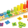 Bigjigs speelgoed leren tellen telraam - green toys
