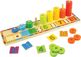 Bigjigs speelgoed leren tellen telraam - green toys - afbeelding 1