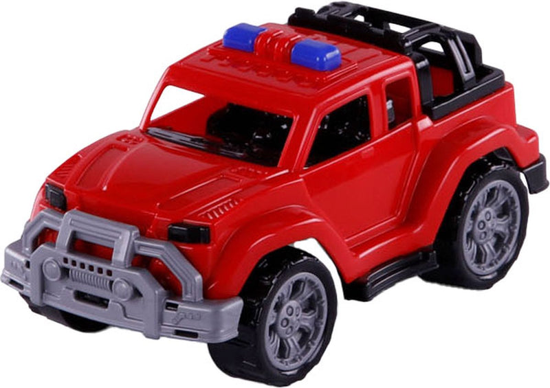 Cavallino trendy jeep rood, 22cm