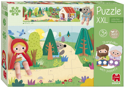 Jumbo goula legpuzzel xxl roodkapje, 30st.