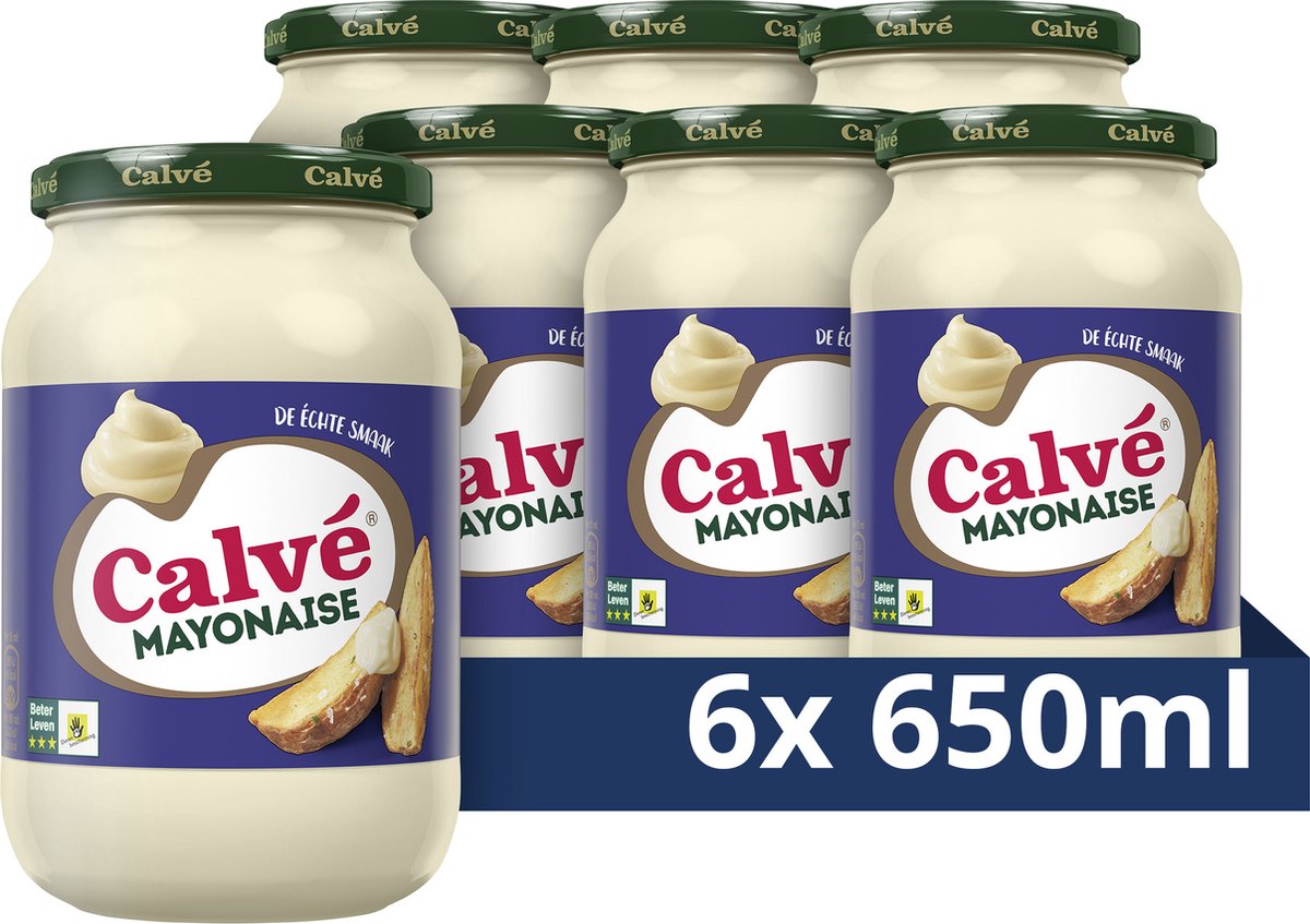 Calve mayonaise volvet (6x 650ml)