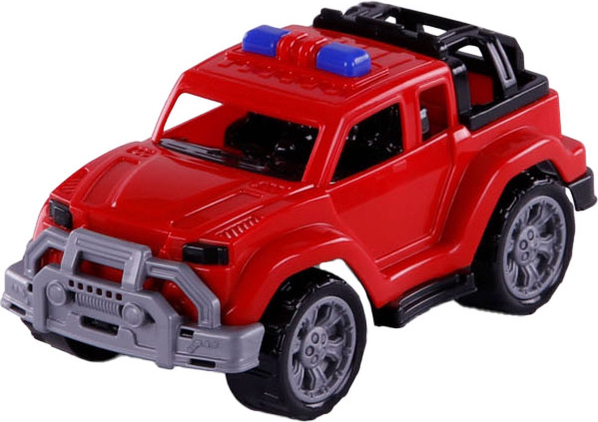 Cavallino trendy jeep rood, 22cm