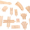 Bigjigs houten rails uitbreidingsset, 25dlg.