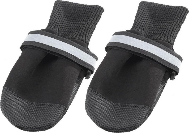 Ferplast hondenschoenen 7 x 8 cm neopreen zwart maat m