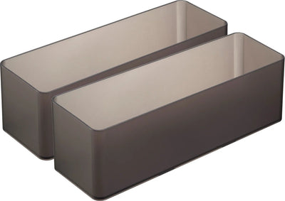 Yamazaki stapelbare lade organizer - diep | smal - tower - zwart
