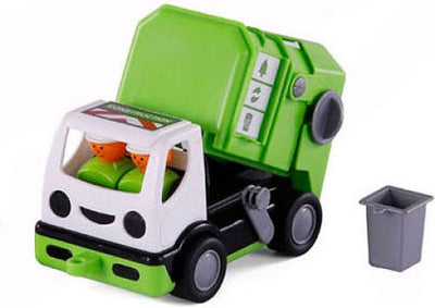 Cavallino mijn eerste vuilniswagen groen, 19cm