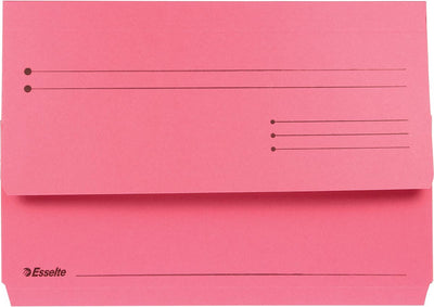Esselte manilla insteekmappen - a4 formaat - 25 stuks - rood