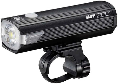 Cateye ampp1300 voorlicht - lumens: 1300 - usb oplaadbaar - opticube lenstechnologie - 5 lichtmodi - zwart