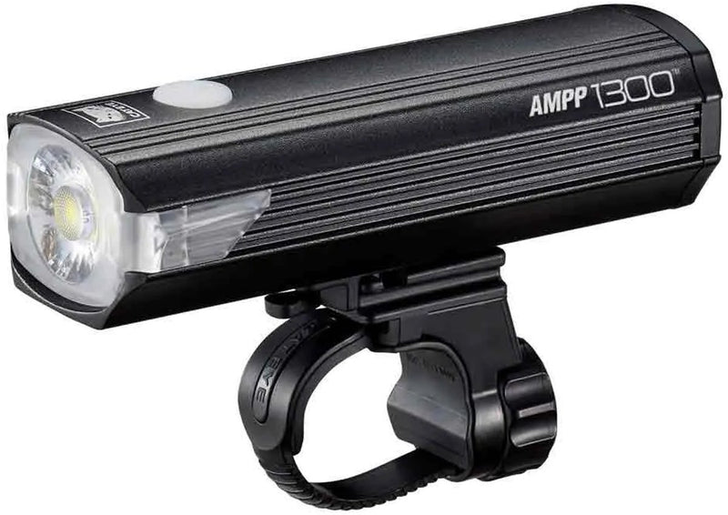 Cateye ampp1300 voorlicht - lumens: 1300 - usb oplaadbaar - opticube lenstechnologie - 5 lichtmodi - zwart