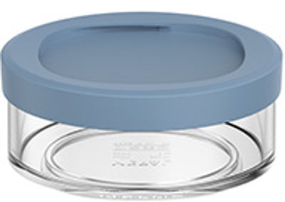 Mepal lunchpot compartiment ellipse - 200 ml - extra compartimenten voor lunchpot 500 ml - yoghurtbeker en muesli beker to go - vaatwasserbestendig - nordic blue