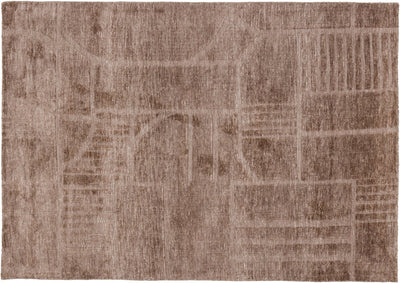 Woood lovi vloerkleed - wol - taupe 170x240 cm