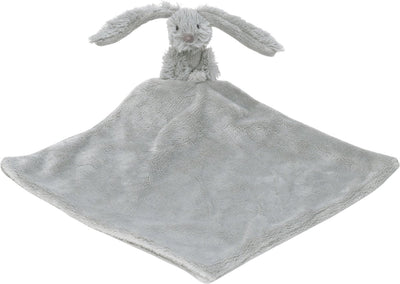 Happy horse mini konijn richie met knuffeldoek 28 cm - grijs - baby cadeau