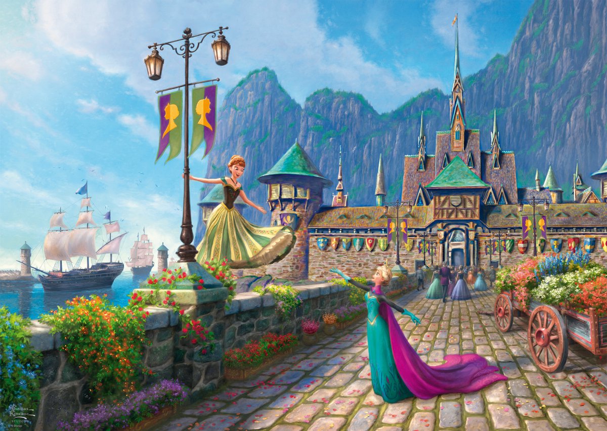 Schmidt puzzel disney frozen arendelle 1000 stukjes legpuzzel.