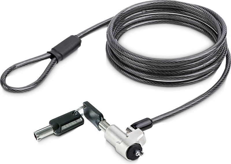 Startech .com nblwk-laptop-lock kabelslot zwart, zilver 2 m