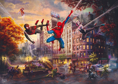 Schmidt marvel spider-man legpuzzel 1000 stukjes - the ultimate alliance.