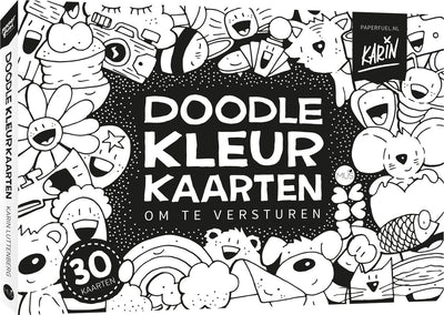 Kluitman paperfuel doodlekleurkaarten